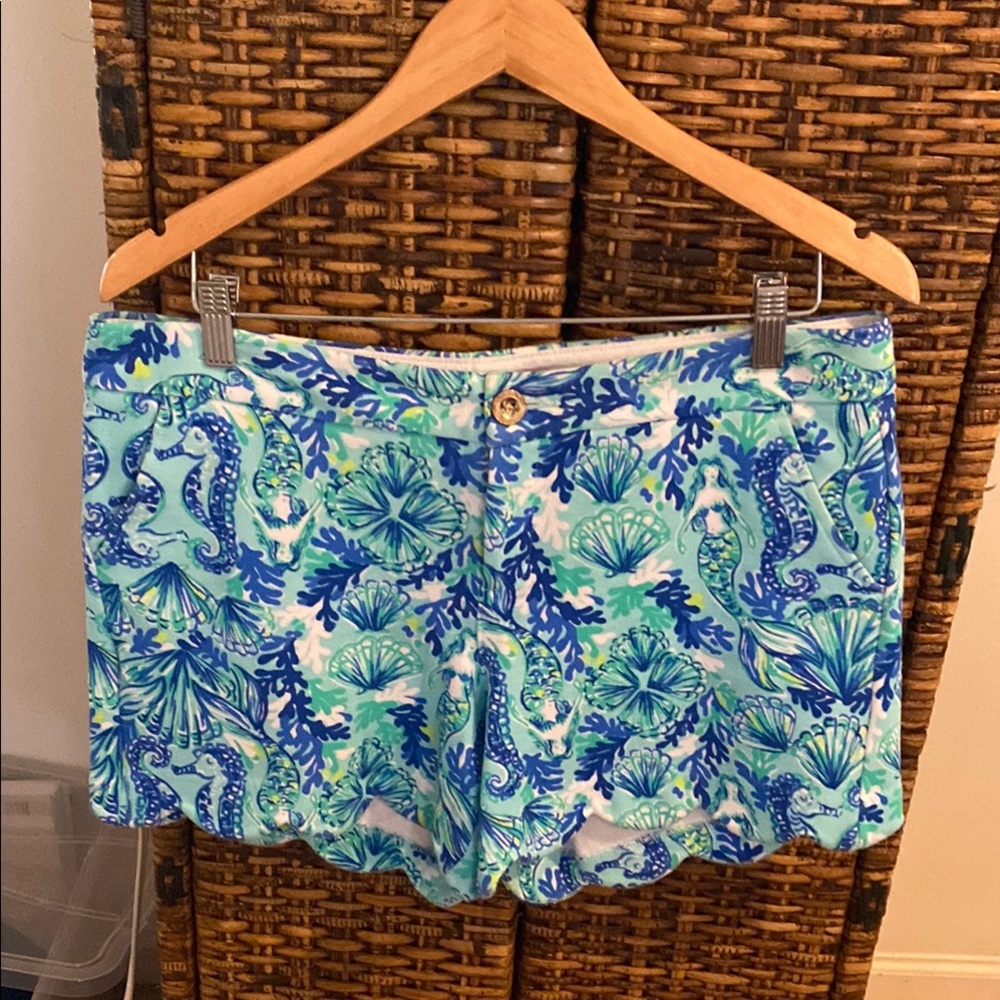 Lilly Pulitzer Buttercup knit shorts